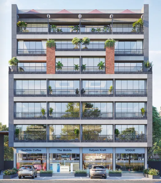 Corporate 1567 Sq. Ft. Office Space (Office No. 304) for Rent at City Heights Prime, Bhangali Gate, Bhavnagar property in Bhavnagar