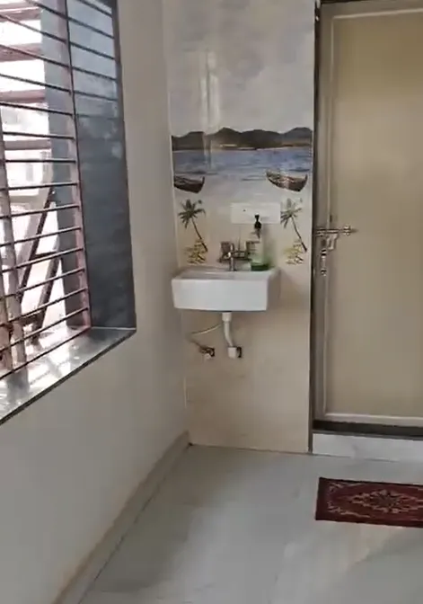 Safe & Secure 1 BHK First Floor Tenement Unit for Rent (Girls / Female Students Only) in Shivsrusty Society, Bhavnagar