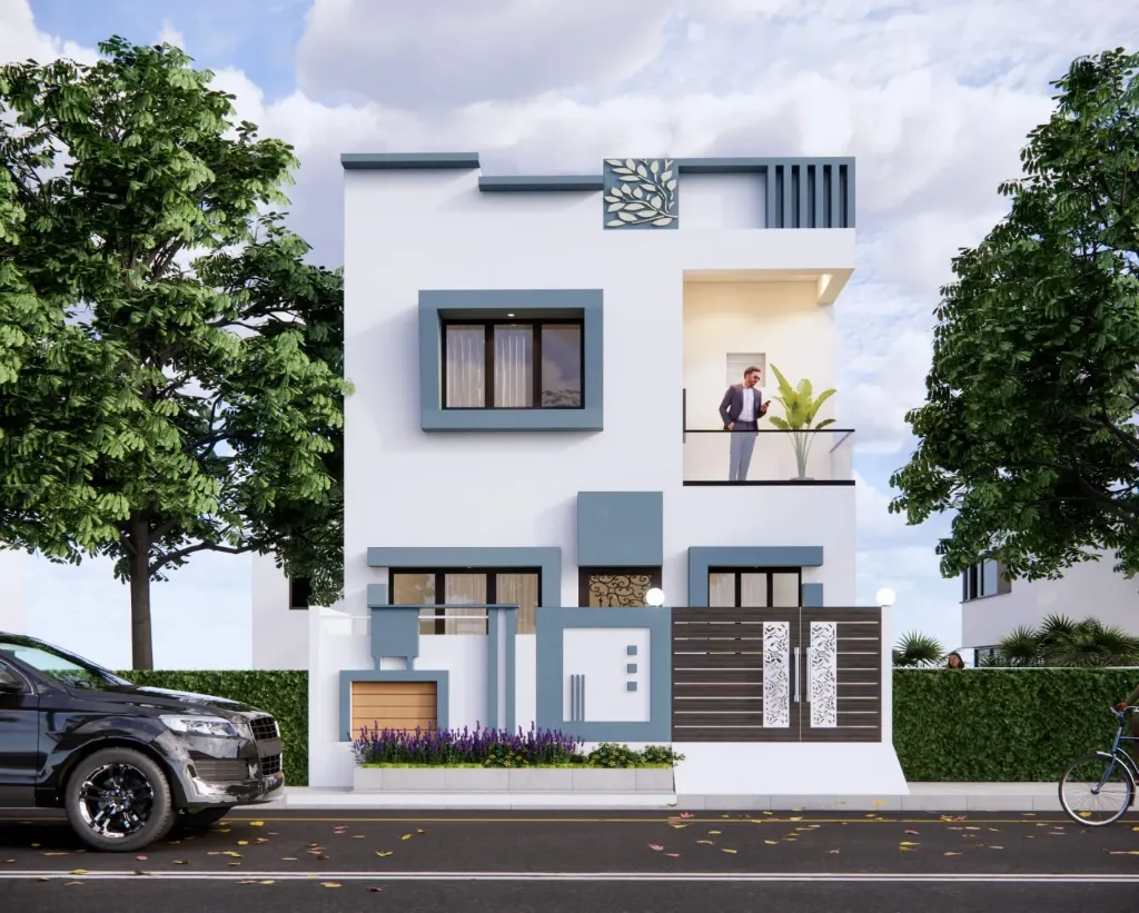 Premium 100 Sq. Yards Independent House with 1161 Sq. Ft. Construction at Shivanand Society, Bhavnagar